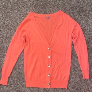 Charlotte Russe cardigan. Coral size xs with gold buttons.